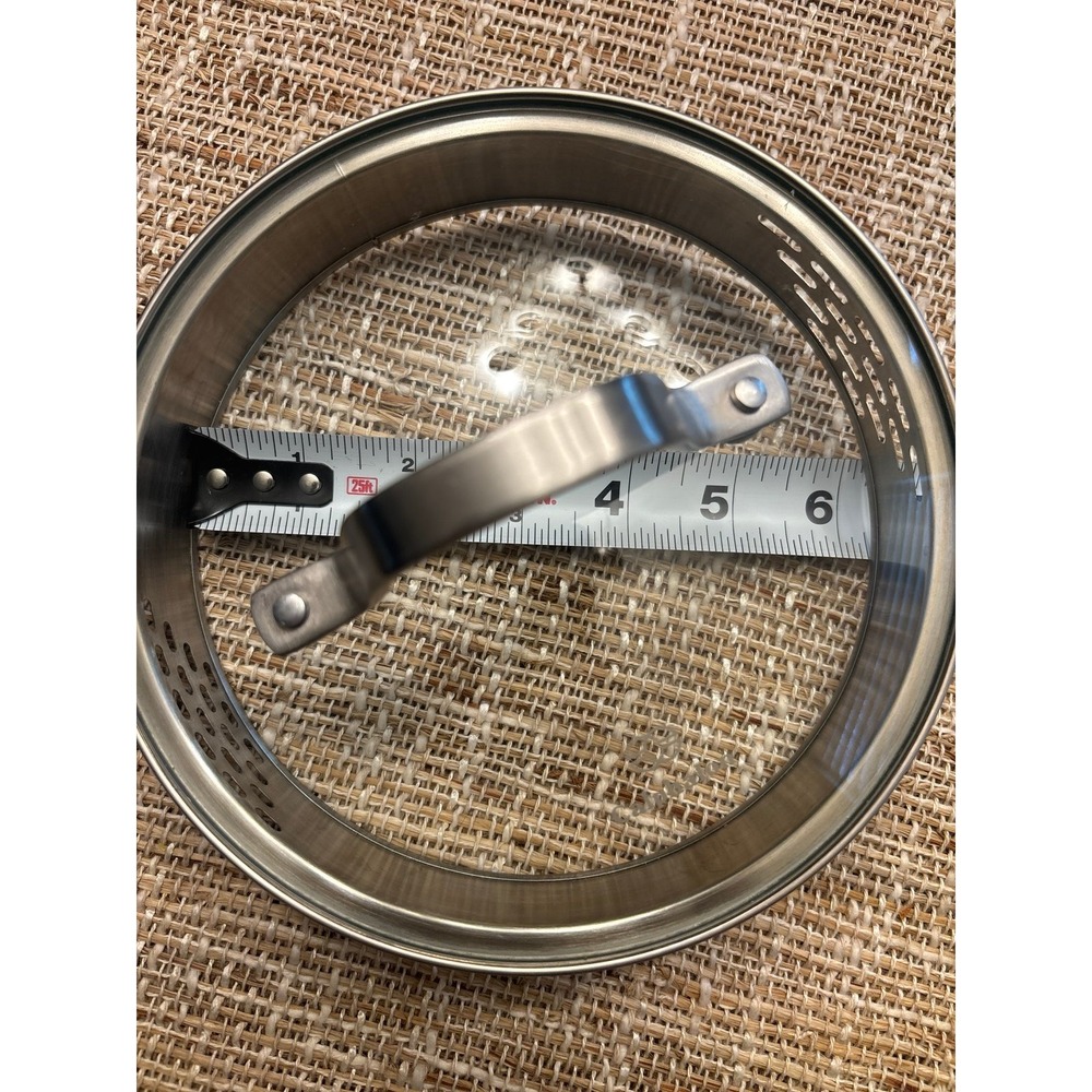Calphalon Glass Replacement Lid 7" Outside, 6.5" Inner Rim - 1082920 - Picture 7 of 8
